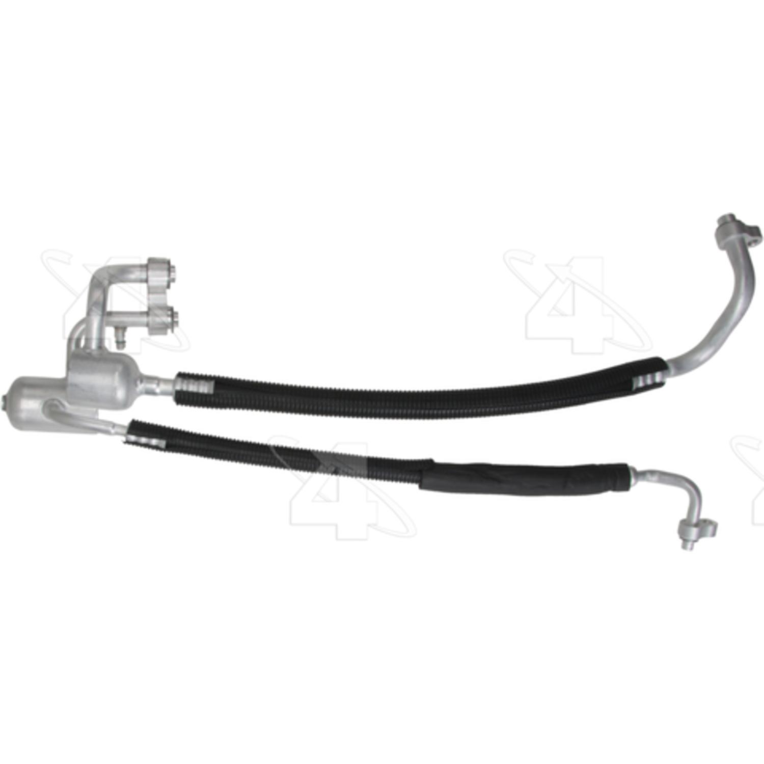 Four Seasons 56778 - A/C Refrigerant Discharge / Suction Hose Assembly Four Seasons 56778 A/C Manifold Hose Assembly product image 2 of 3