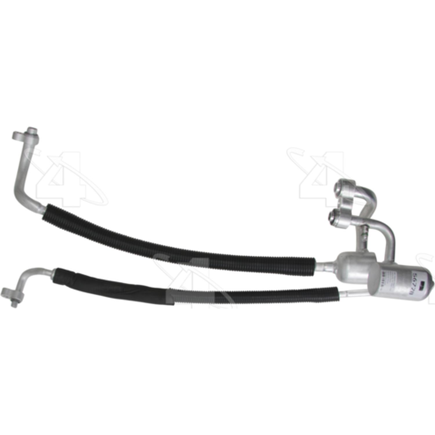 Four Seasons 56778 - A/C Refrigerant Discharge / Suction Hose Assembly Four Seasons 56778 A/C Manifold Hose Assembly product image 3 of 3