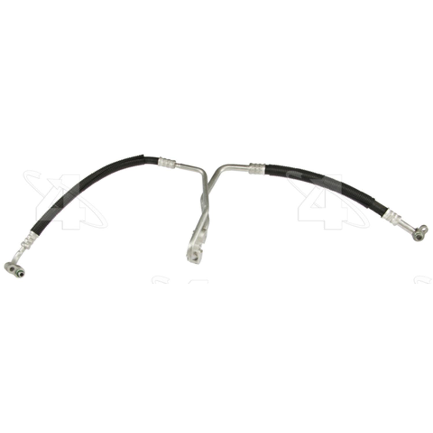 Four Seasons 56801 - A/C Refrigerant Discharge / Suction Hose Assembly Four Seasons 56801 A/C Manifold Hose Assembly product image 1 of 4