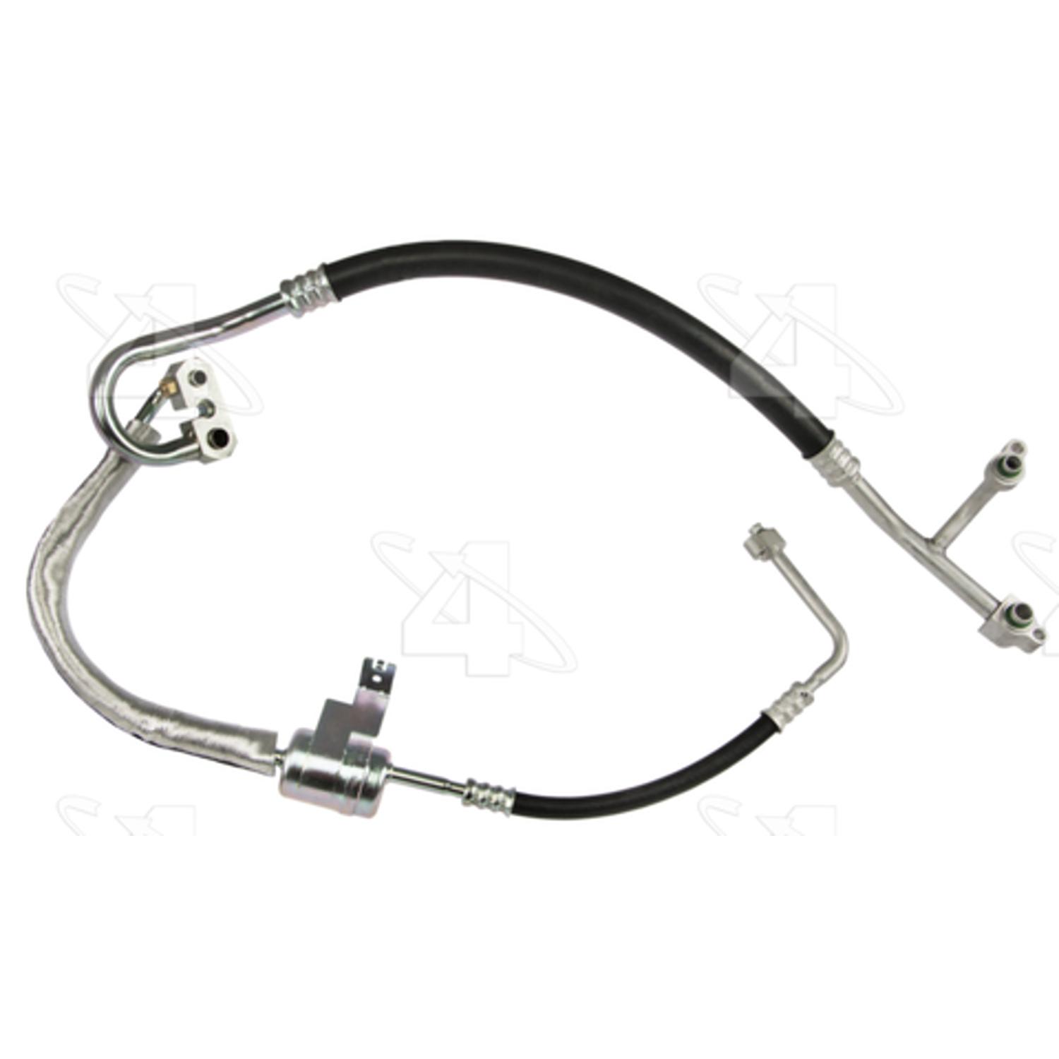 Four Seasons 56976 - A/C Refrigerant Discharge / Suction Hose Assembly Four Seasons 56976 A/C Manifold Hose Assembly product image 1 of 6