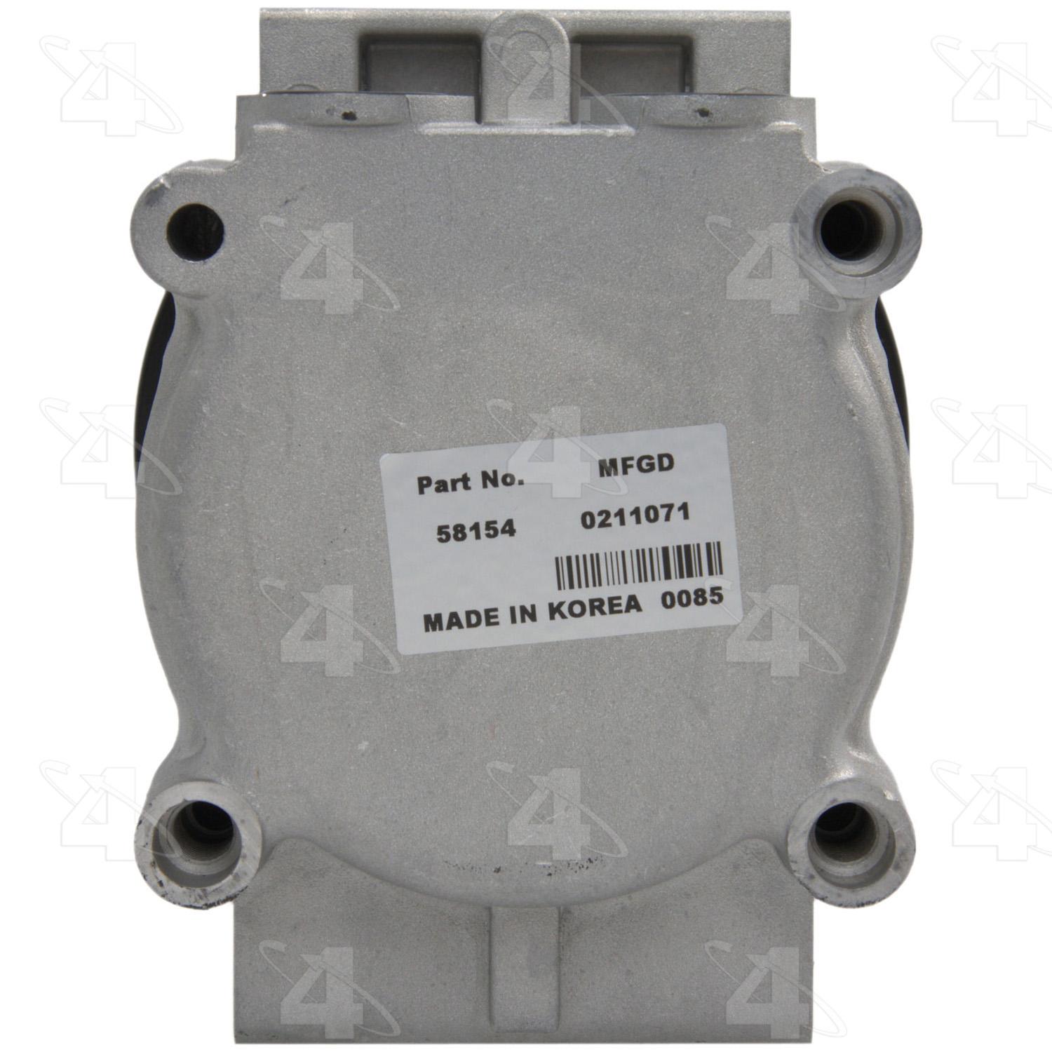 Four Seasons 58154 A/C Compressor product image 2 of 7