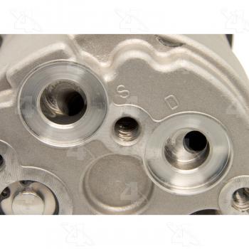1983 Oldsmobile Cutlass Ciera A/C Compressor Four Seasons 58253 image 3 of 4
