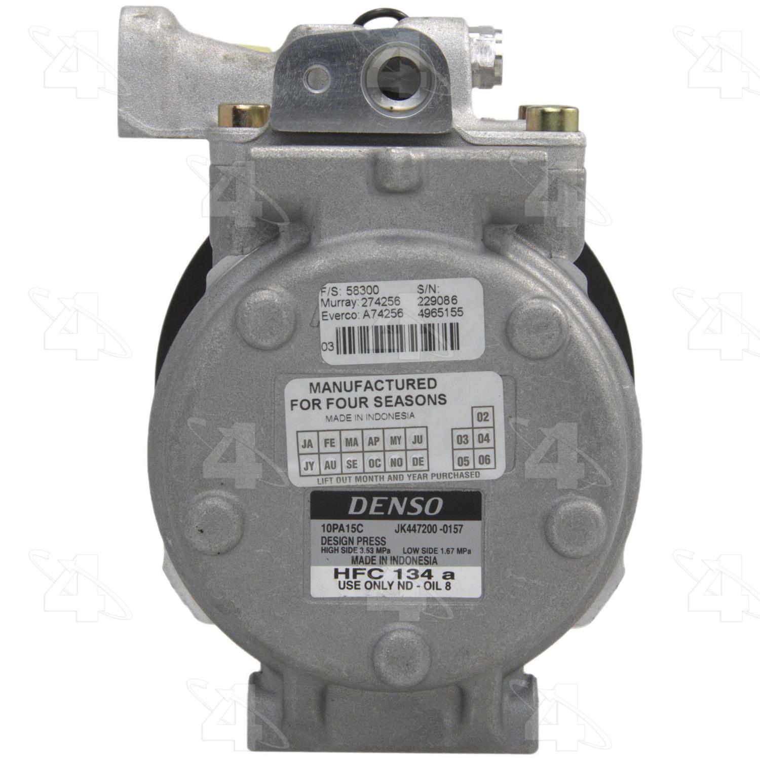 Four Seasons 58300 - A/C Compressor Four Seasons 58300 A/C Compressor product image 2 of 8