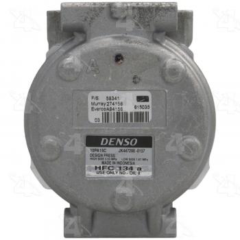 1992 Geo Prizm A/C Compressor Four Seasons 58341 image 2 of 4