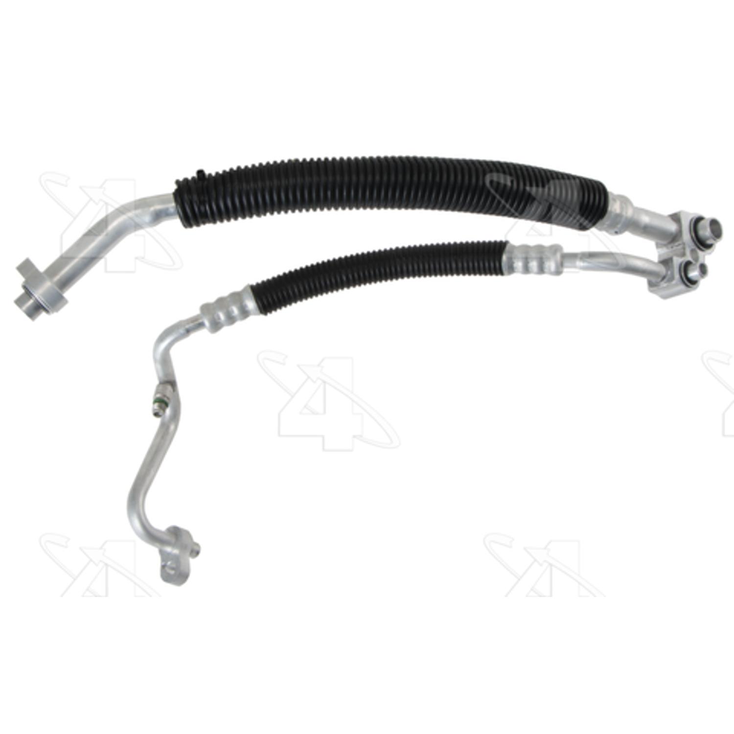 Four Seasons 66064 - A/C Refrigerant Discharge / Suction Hose Assembly Four Seasons 66064 A/C Manifold Hose Assembly product image 1 of 4