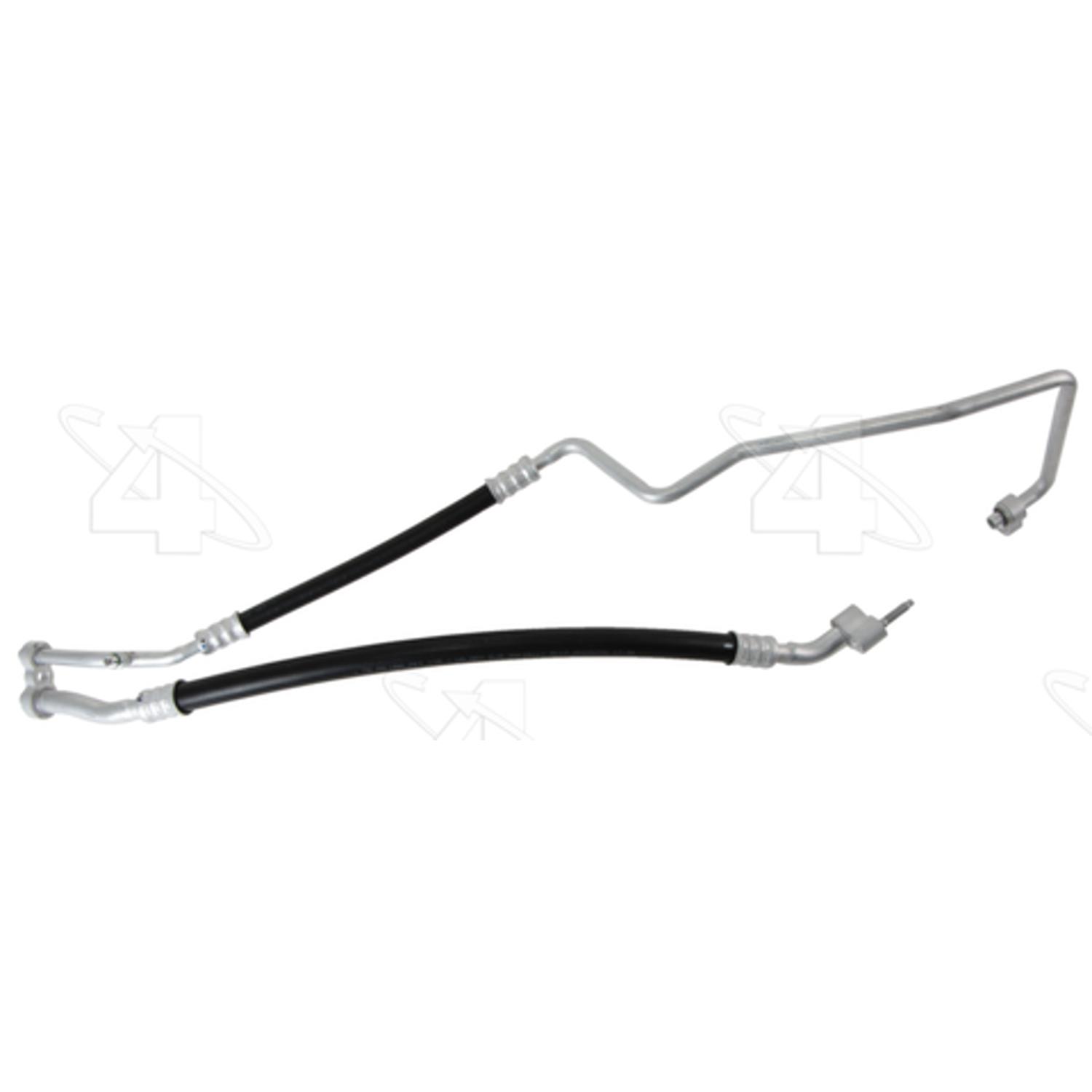 Four Seasons 66075 - A/C Refrigerant Discharge / Suction Hose Assembly Four Seasons 66075 A/C Manifold Hose Assembly product image 1 of 4