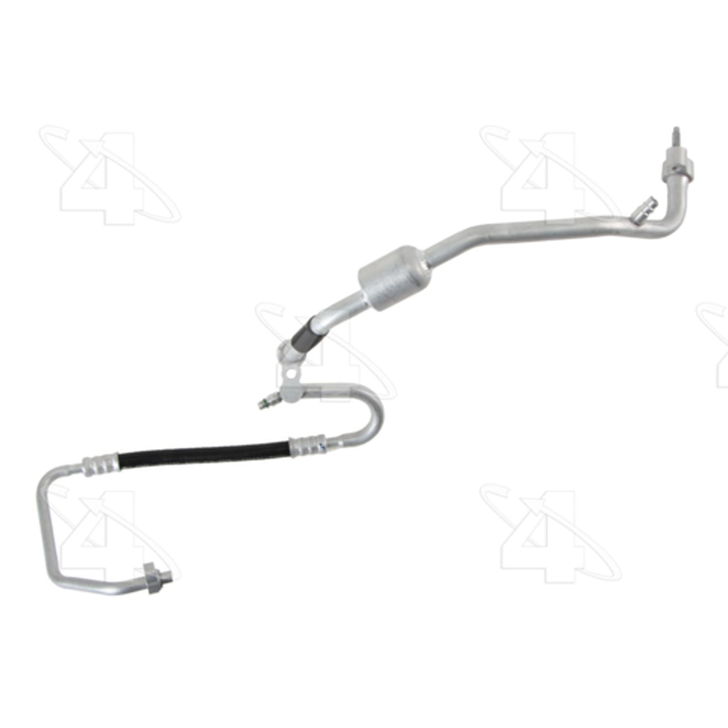 Four Seasons 66089 - A/C Refrigerant Discharge / Suction Hose Assembly Four Seasons 66089 A/C Manifold Hose Assembly product image 1 of 4