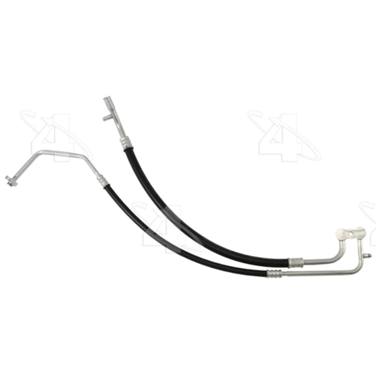 Four Seasons 66148 - A/C Refrigerant Discharge / Suction Hose Assembly Four Seasons 66148 A/C Manifold Hose Assembly product image 1 of 4