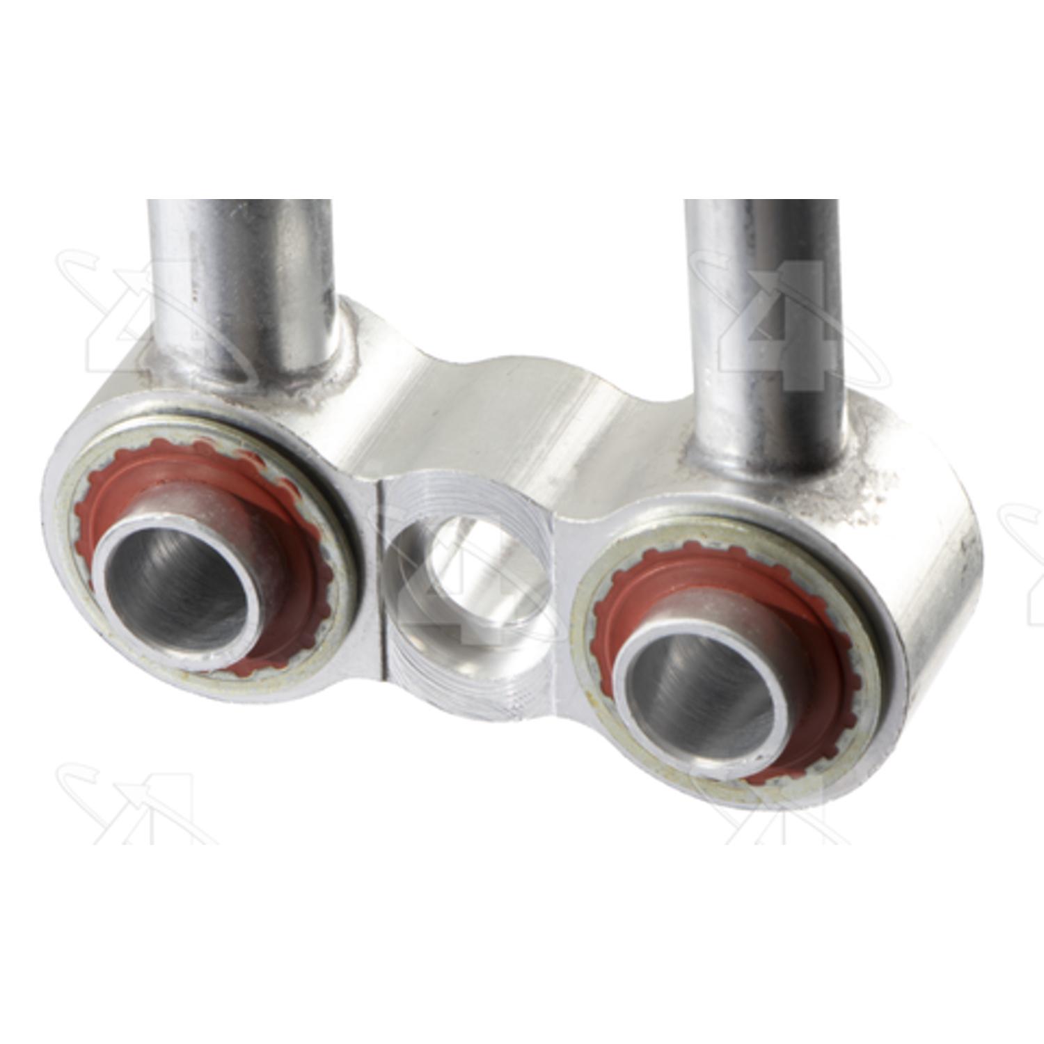 Four Seasons 66148 - A/C Refrigerant Discharge / Suction Hose Assembly Four Seasons 66148 A/C Manifold Hose Assembly product image 3 of 4