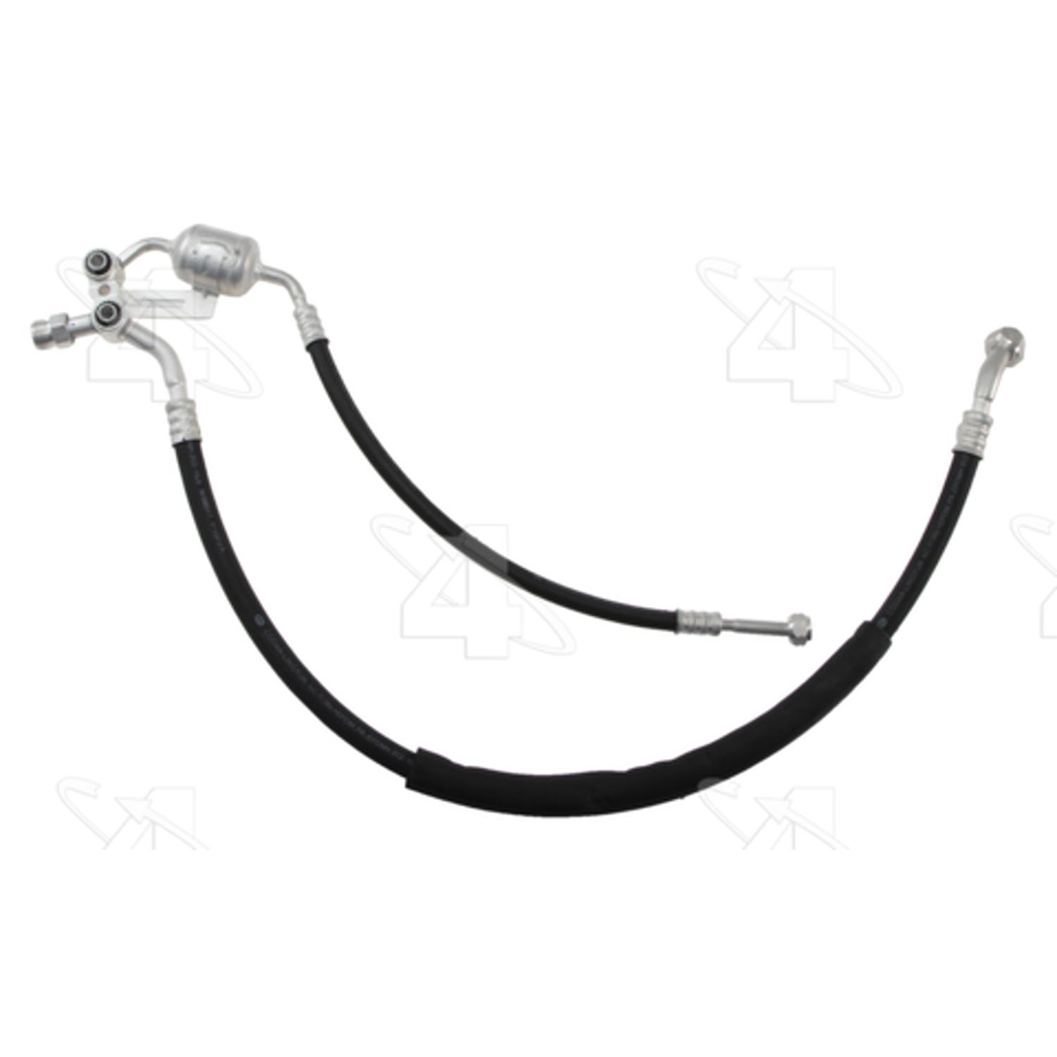 Four Seasons 66626 - A/C Refrigerant Discharge / Suction Hose Assembly Four Seasons 66626 A/C Manifold Hose Assembly product image 1 of 4