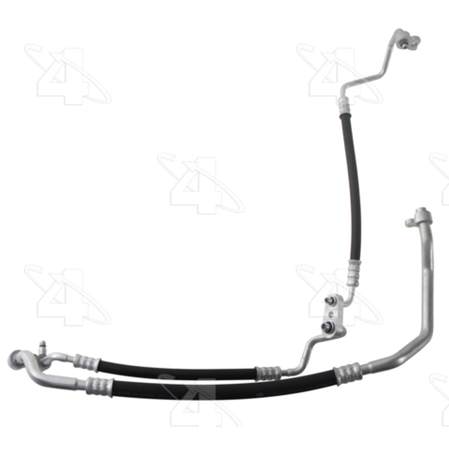 Four Seasons 66753 - A/C Refrigerant Discharge / Suction Hose Assembly Four Seasons 66753 A/C Manifold Hose Assembly product image 2 of 5