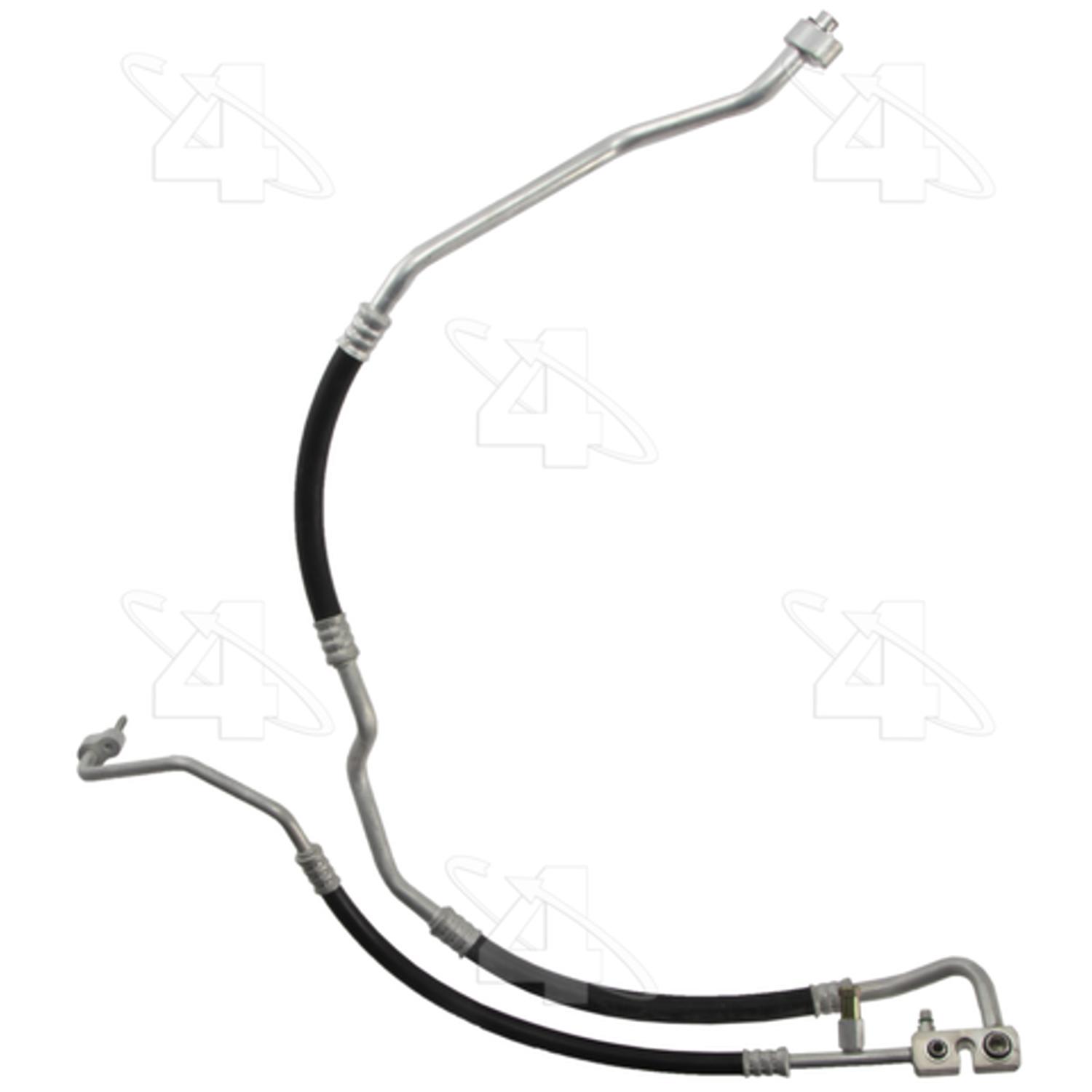 Four Seasons 66874 - A/C Refrigerant Discharge / Suction Hose Assembly Four Seasons 66874 A/C Manifold Hose Assembly product image 1 of 4