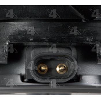 1996 Dodge Caravan Dual Radiator and Condenser Fan Assembly Four Seasons 75204 image 2 of 3