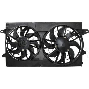 1995 Ford Windstar Dual Radiator and Condenser Fan Assembly Four Seasons 75210 image 2 of 3
