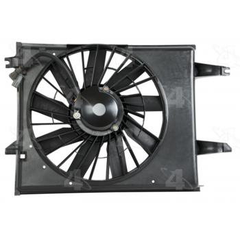 1996 Dodge Stratus Dual Radiator and Condenser Fan Assembly Four Seasons 75221 image 1 of 3