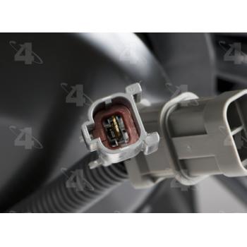 1996 Dodge Stratus Dual Radiator and Condenser Fan Assembly Four Seasons 75221 image 2 of 3