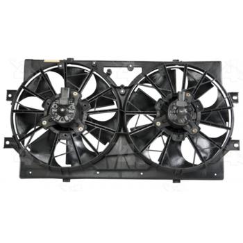 1996 Dodge Stratus Dual Radiator and Condenser Fan Assembly Four Seasons 75222 image 1 of 3