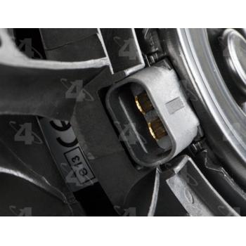 1997 Oldsmobile Cutlass Dual Radiator and Condenser Fan Assembly Four Seasons 75236 image 3 of 3