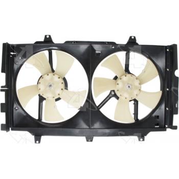 1994 Nissan Maxima Dual Radiator and Condenser Fan Assembly Four Seasons 75238 image 1 of 3