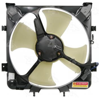 1993 Honda Civic del Sol A/C Condenser Fan Assembly Four Seasons 75240 image 1 of 3