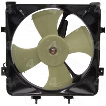 1993 Honda Civic del Sol A/C Condenser Fan Assembly Four Seasons 75240 image 2 of 3