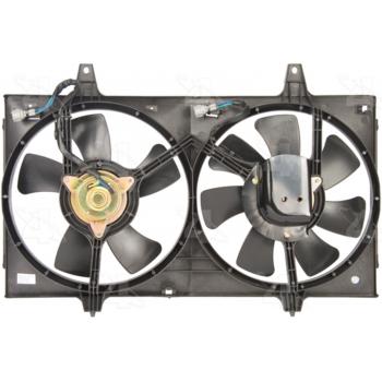 1999 Infiniti I30 Dual Radiator and Condenser Fan Assembly Four Seasons 75243 image 1 of 4
