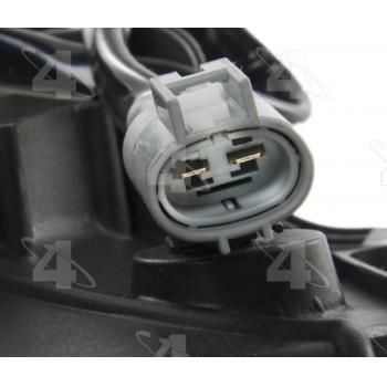 2002 Toyota Corolla Dual Radiator and Condenser Fan Assembly Four Seasons 75250 image 2 of 3