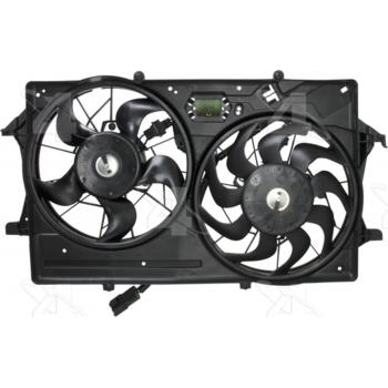 2000 Ford Focus Dual Radiator and Condenser Fan Assembly Four Seasons 75281 image 3 of 3
