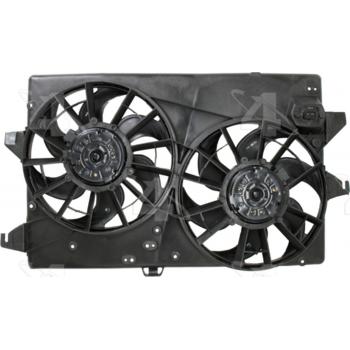 1999 Ford Contour Dual Radiator and Condenser Fan Assembly Four Seasons 75282 image 1 of 3