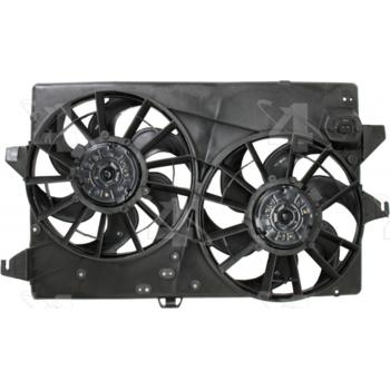1999 Ford Contour Dual Radiator and Condenser Fan Assembly Four Seasons 75282 image 3 of 3