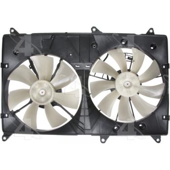 2003 Lexus RX300 Dual Radiator and Condenser Fan Assembly Four Seasons 75283 image 3 of 3