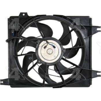 2001 Hyundai Tiburon A/C Condenser Fan Assembly Four Seasons 75298 image 2 of 3
