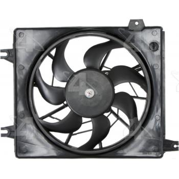 2001 Hyundai Tiburon A/C Condenser Fan Assembly Four Seasons 75298 image 3 of 3