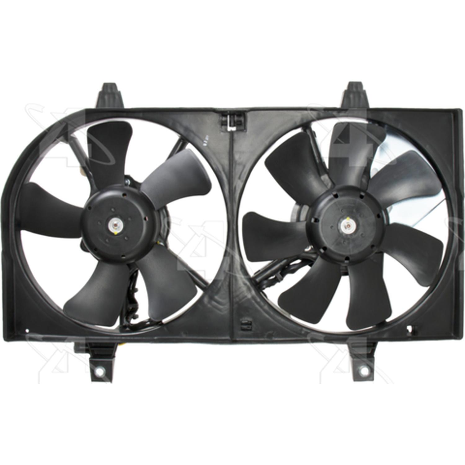 Four Seasons 75299 - Engine Cooling Fan Assembly Four Seasons 75299 Dual Radiator and Condenser Fan Assembly product image 1 of 3