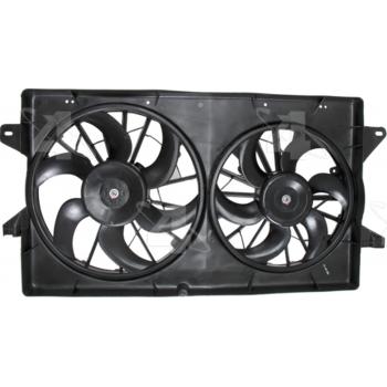 2003 Ford Windstar Dual Radiator and Condenser Fan Assembly Four Seasons 75300 image 1 of 3