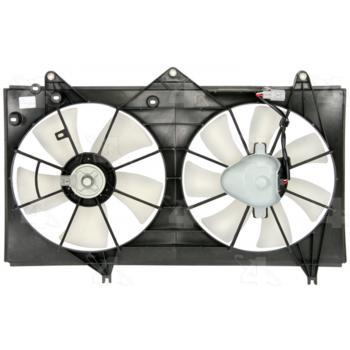 2005 Toyota Camry Dual Radiator and Condenser Fan Assembly Four Seasons 75356 image 1 of 1