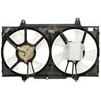 1996 Nissan Altima Dual Radiator and Condenser Fan Assembly Four Seasons 75361 image 1 of 1