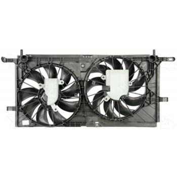 2003 Oldsmobile Silhouette Dual Radiator and Condenser Fan Assembly Four Seasons 75365 image 1 of 1