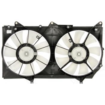 2003 Lexus ES300 Dual Radiator and Condenser Fan Assembly Four Seasons 75366 image 1 of 1