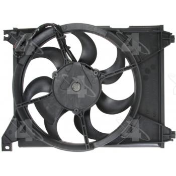 2005 Hyundai Sonata A/C Condenser Fan Assembly Four Seasons 75388 image 2 of 3