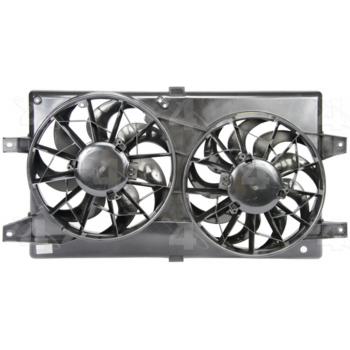 2001 Dodge Stratus Dual Radiator and Condenser Fan Assembly Four Seasons 75468 image 1 of 1