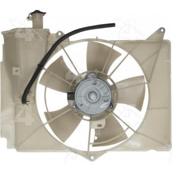 2004 Toyota Echo Dual Radiator and Condenser Fan Assembly Four Seasons 75477 image 2 of 3