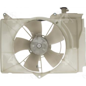 2004 Toyota Echo Dual Radiator and Condenser Fan Assembly Four Seasons 75477 image 3 of 3