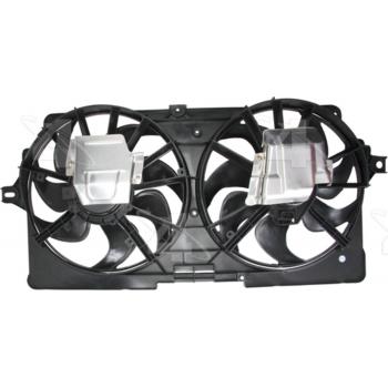 1999 Buick Regal Dual Radiator and Condenser Fan Assembly Four Seasons 75483 image 2 of 3