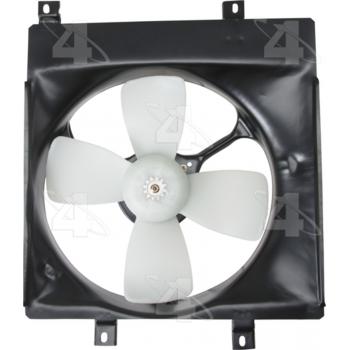 1989 Mazda 323 Engine Cooling Fan Assembly Four Seasons 75489 image 1 of 3