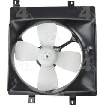 1989 Mazda 323 Engine Cooling Fan Assembly Four Seasons 75489 image 3 of 3