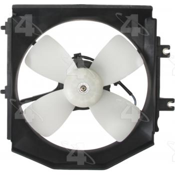 2003 Mazda Protege Engine Cooling Fan Assembly Four Seasons 75491 image 1 of 3