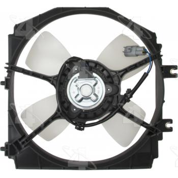 2003 Mazda Protege Engine Cooling Fan Assembly Four Seasons 75491 image 2 of 3