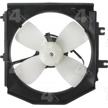 2003 Mazda Protege Engine Cooling Fan Assembly Four Seasons 75491 image 3 of 3