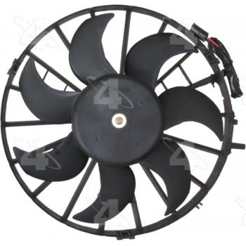 1993 Volvo 240 Engine Cooling Fan Assembly Four Seasons 75503 image 2 of 3